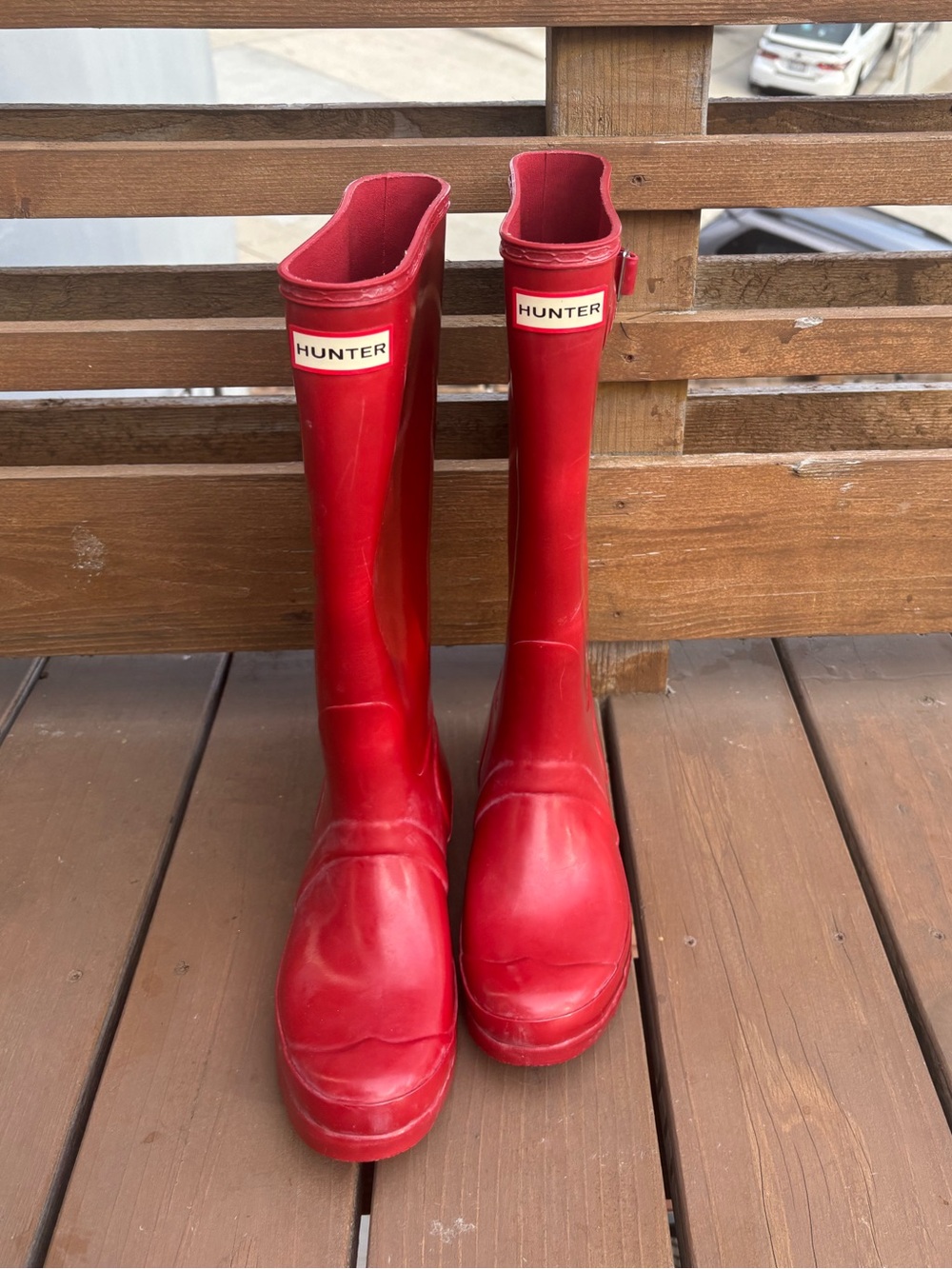 Red Hunter Tall Boots